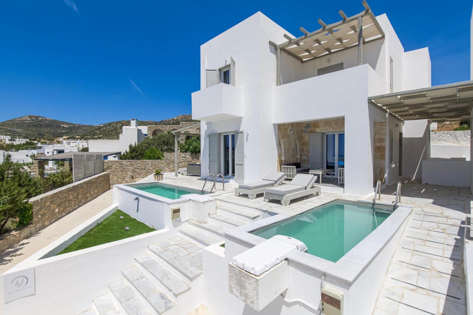 White - Private Pool Paradise * Páros